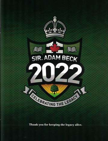 Event Sir Adam Beck - 2022 Reunion Memory Book